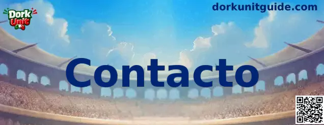 Página de contacto de Dork Unit