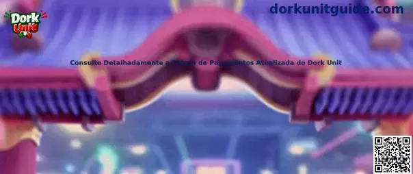 Tabla de Pagos Dork Unit Actualizada