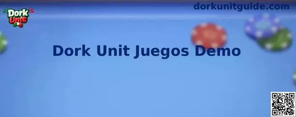 Dork Unit Juegos Demo Interfaz de Usuario